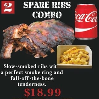 #2 Spare Ribs Combo