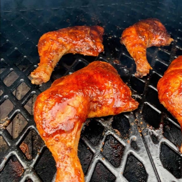 Chicken Leg Quarters Dinner.