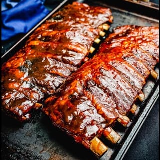 Half slab dinner