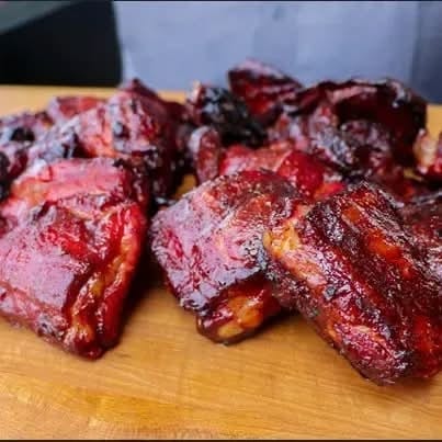 Pork Rib Tips.
